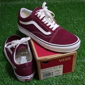 Vans Old Skool Burgundy Size 8.5 Men - 10 Women NIB